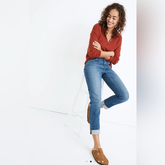 Madewell The High-Rise Slim Boy Jean - Picture 2 of 15